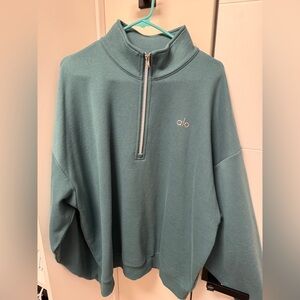 Alo Yoga Quarter Zip in Winter Ivy size Large SOLD OUT
